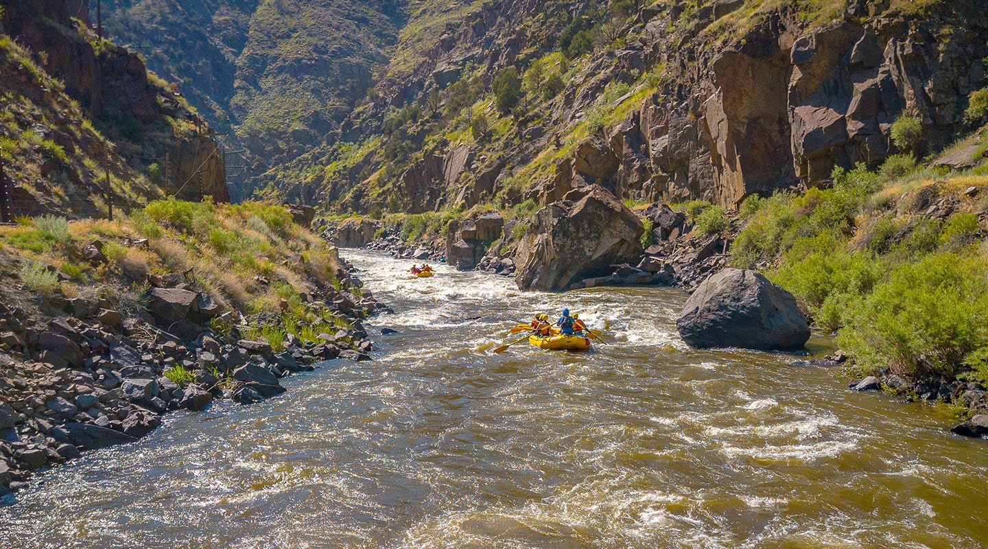 Rafting the Royal Gorge in a Low-Water Year